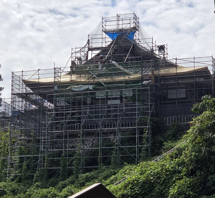 お盆が終わり工事も進んでいます