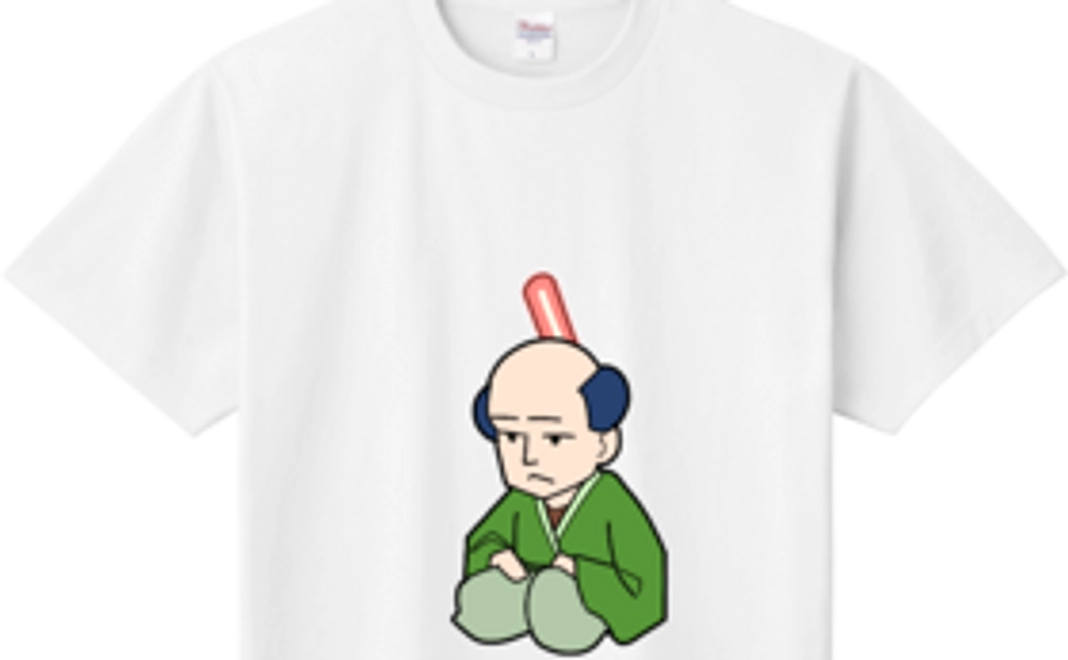 マスコットキャラクター　サムライトくんが描かれたTシャツをプレゼント！