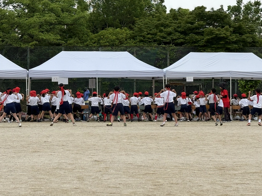 運動会で募金活動を行いました！