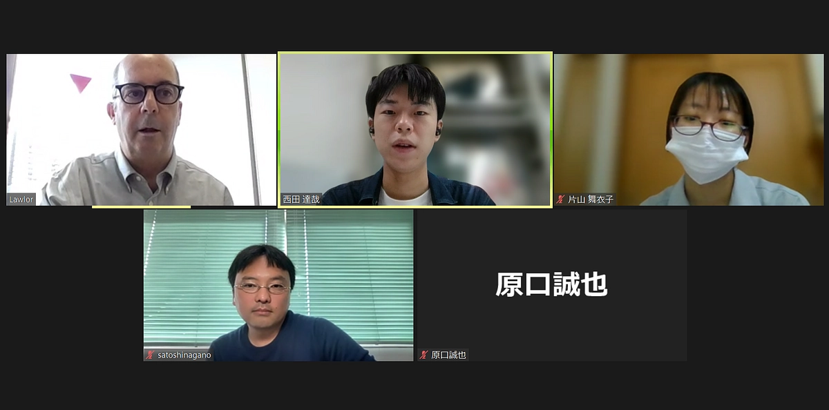 カナダウッド日本代表 Shawn Lawlor氏との会議風景