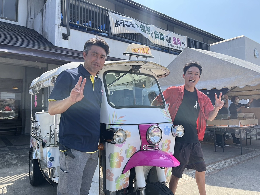 トゥクトゥク乗り換えます！