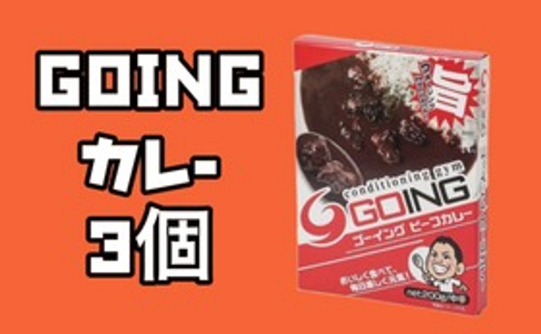 GOINGカレーを食べて応援・3個セット
