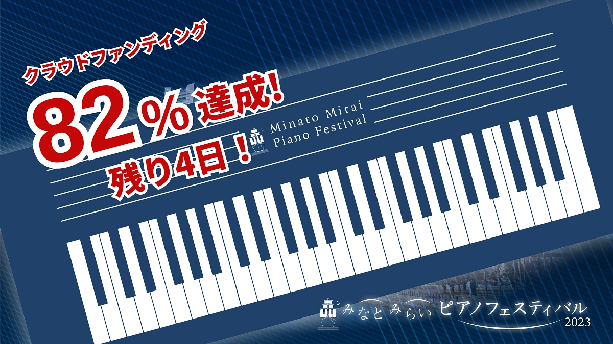 クラウドファンディング 82%達成！ 残り4️⃣日！