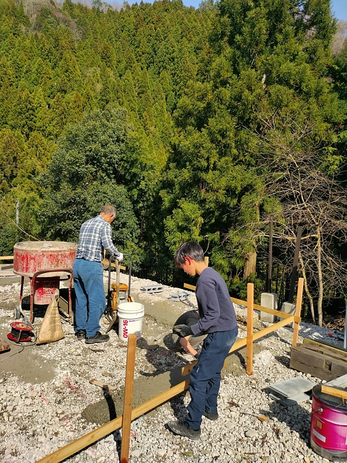 シャワー棟に着手！！【15日目】