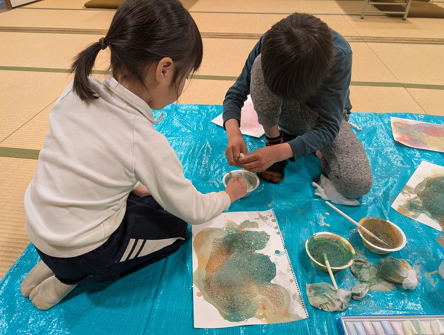 4/22のこども食堂でスライムアートをします！