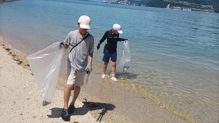 プラスone大作戦を広めて、鷺島と三原の海をきれいにしたい