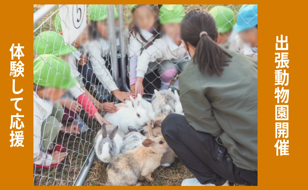 体験して応援｜出張動物園開催