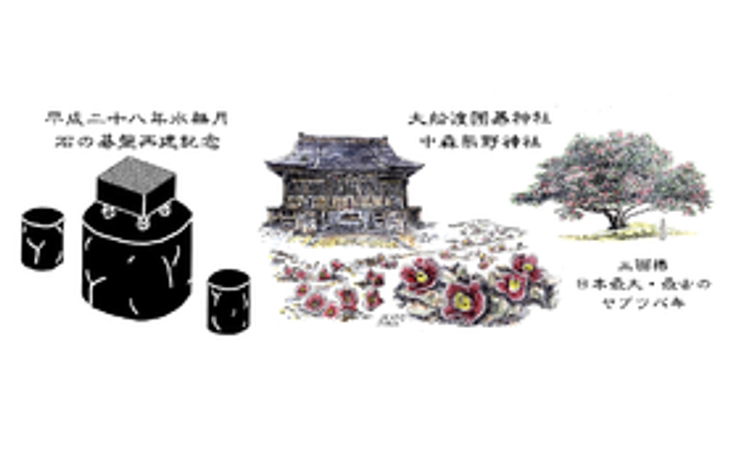 囲碁神社記念手ぬぐい、記念写真集、記念DVD、記念冊子の贈呈