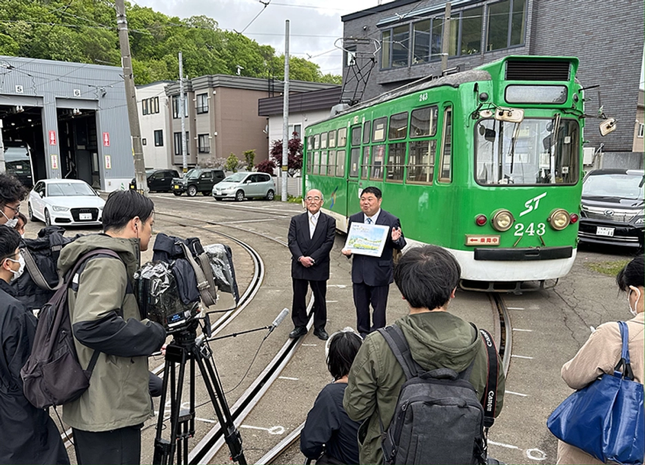 【速報】電車事業所で243号車の報道公開がおこなわれました