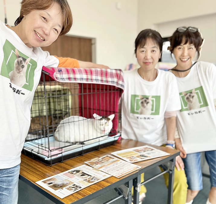 津山プラットポートで譲渡会