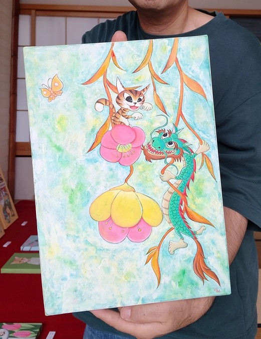 招き猫と竜ちゃん