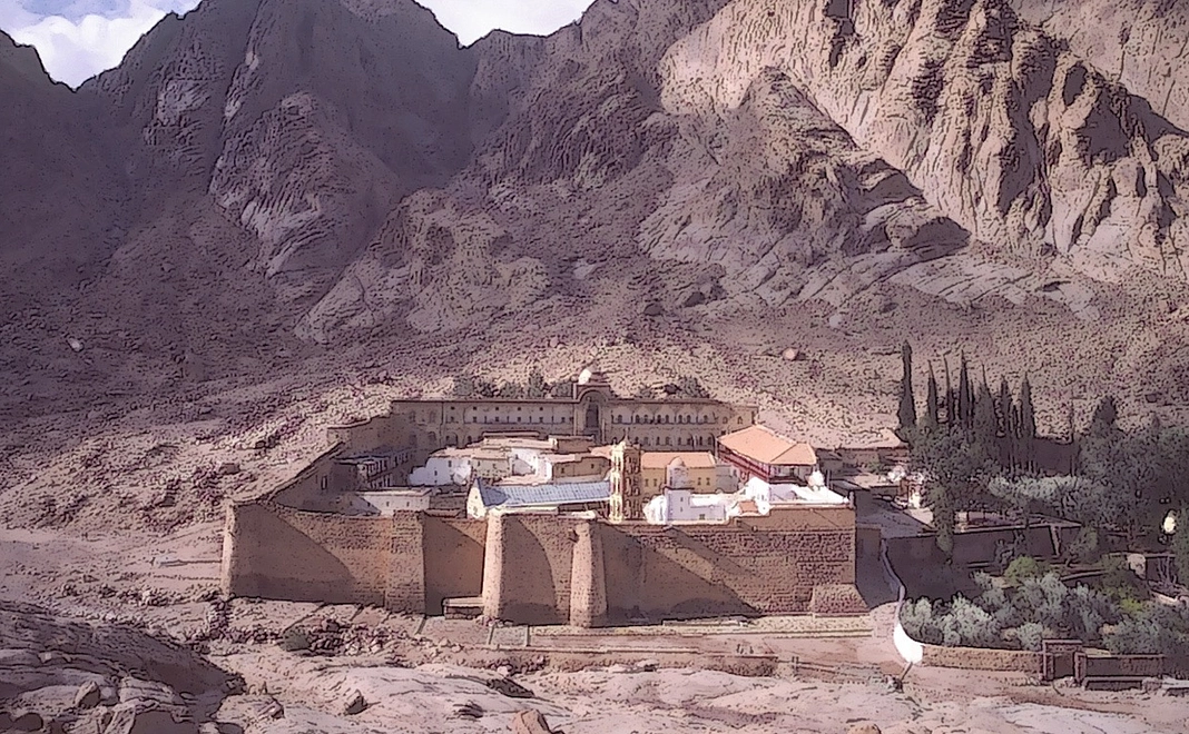 ジクレー版画　絵はがき　モーゼの見た夢