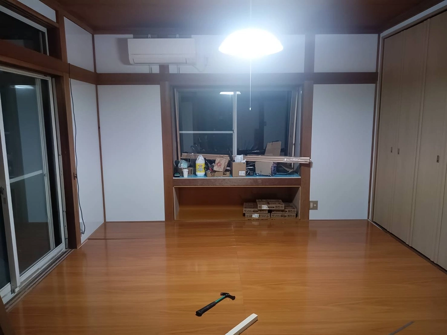 セルフリフォームの進捗状況です。