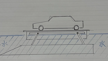 突然の豪雨にも台風でも水没させない電源が要らない駐車場 のトップ画像