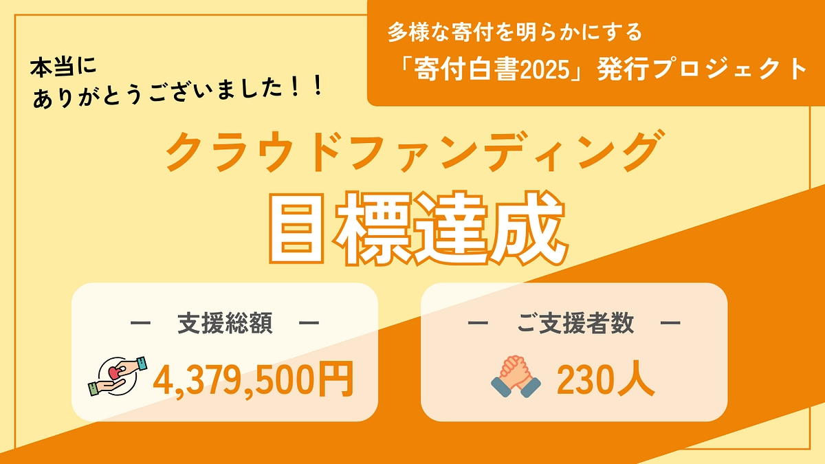 プロジェクト達成の御礼