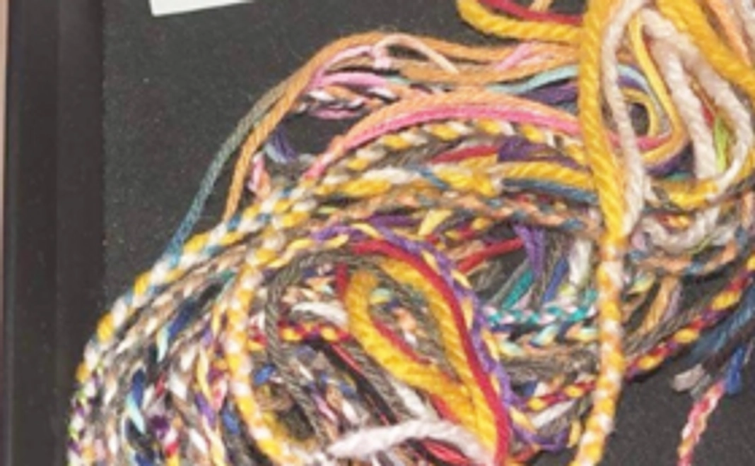 心のこもったミサンガとＴｈａｎｋｓレター