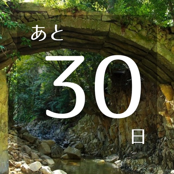 残り30日！応急保全のためのご支援をお願いします