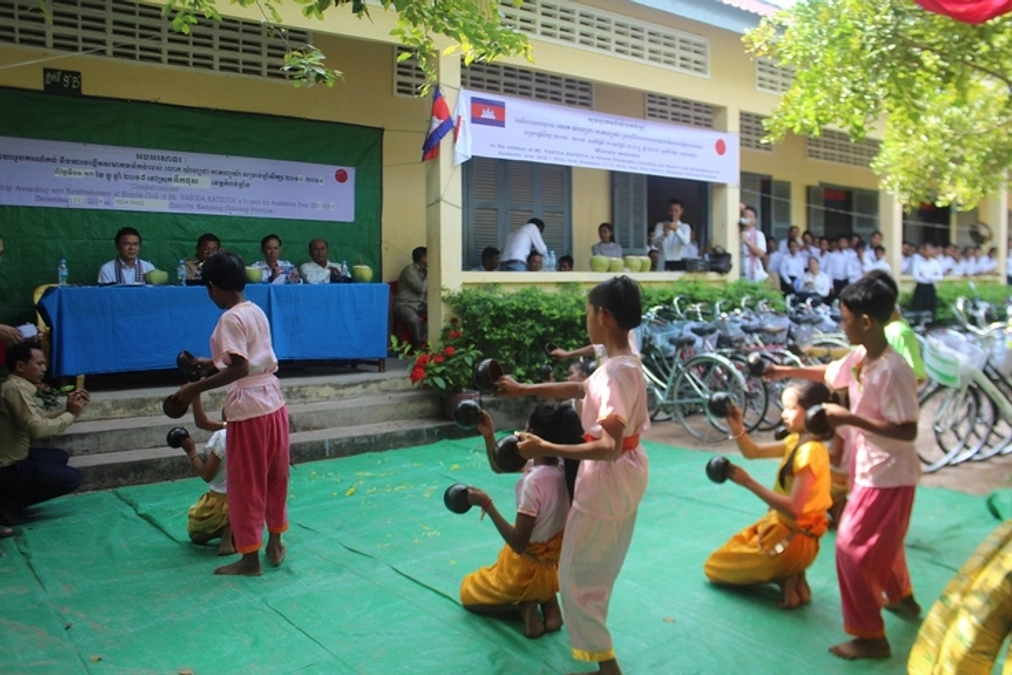 自転車セレモニー、ココナッツダンス♪、お昼ご飯 in 2018