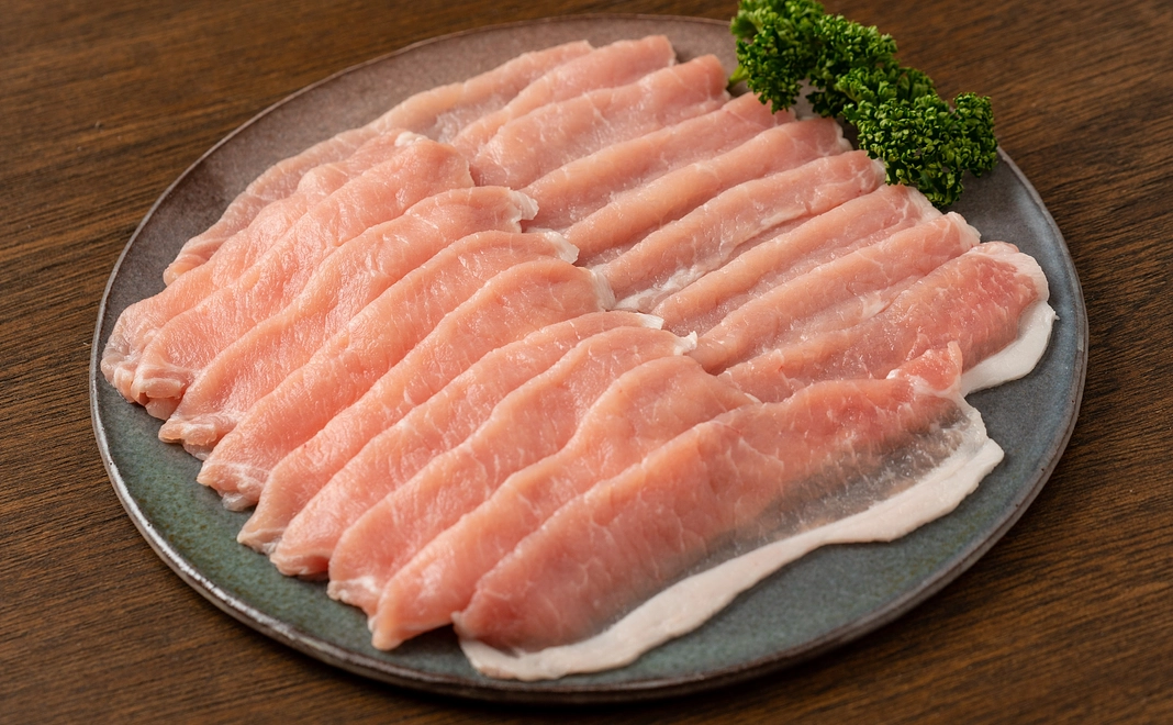 長崎県 プレミアムポーク 秘宝 西海の豚 冷しゃぶ＆しゃぶしゃぶ用ロース肉 1kg(500g×2パック)