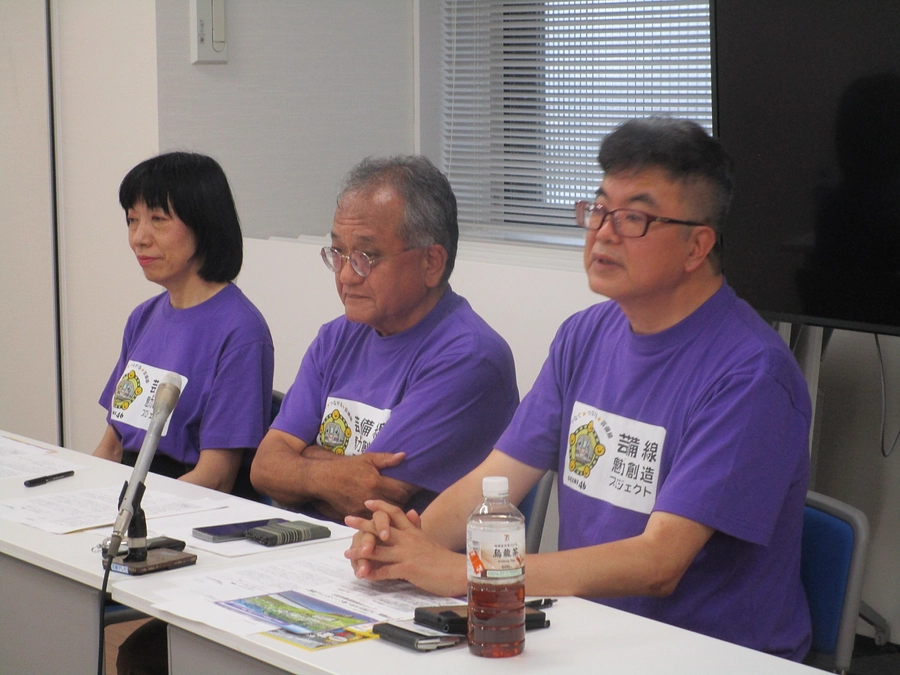 広島テレビのニュースで本日（7月4日）、活動が紹介されました