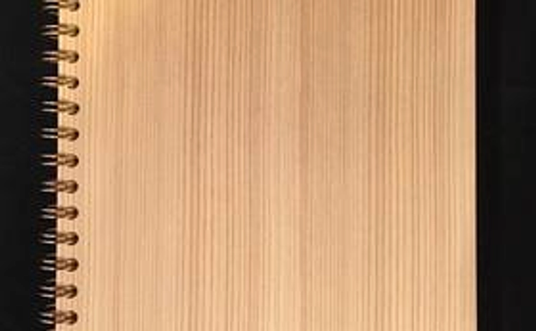 名入れ木のノート（A5・杉）