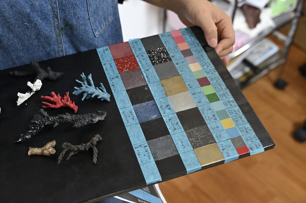 「白化サンゴ」テスト中！