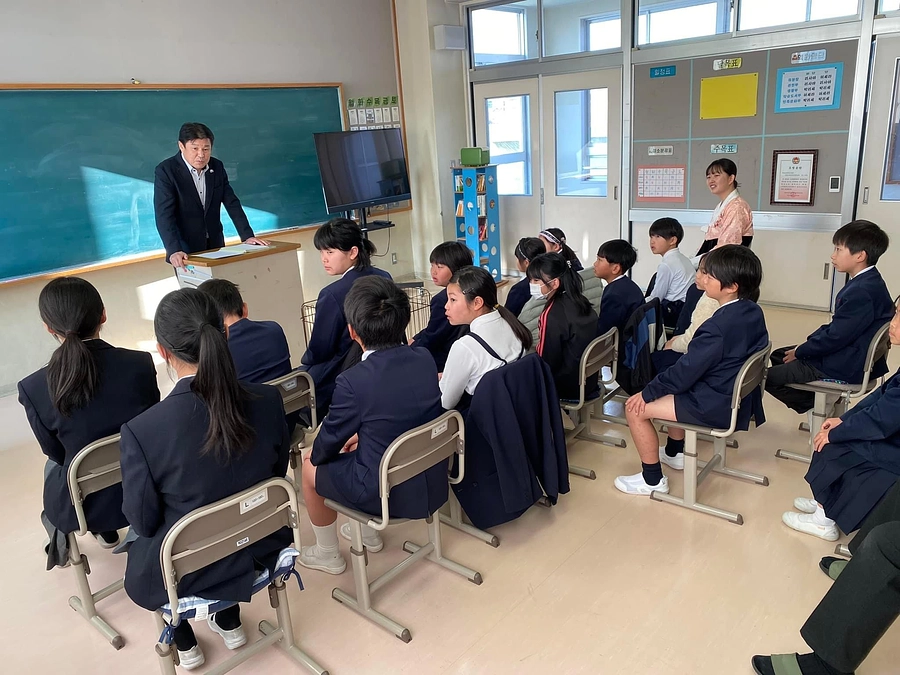 3学期の始業式が行われました。