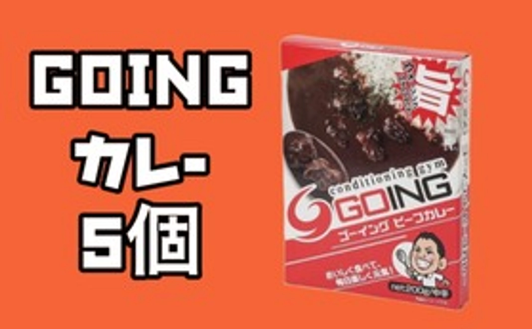 GOINGカレーを食べて応援・5個セット
