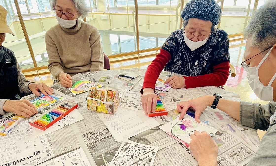 【はこだて暮らしの保健室 第19回 活動報告】臨床美術を体験