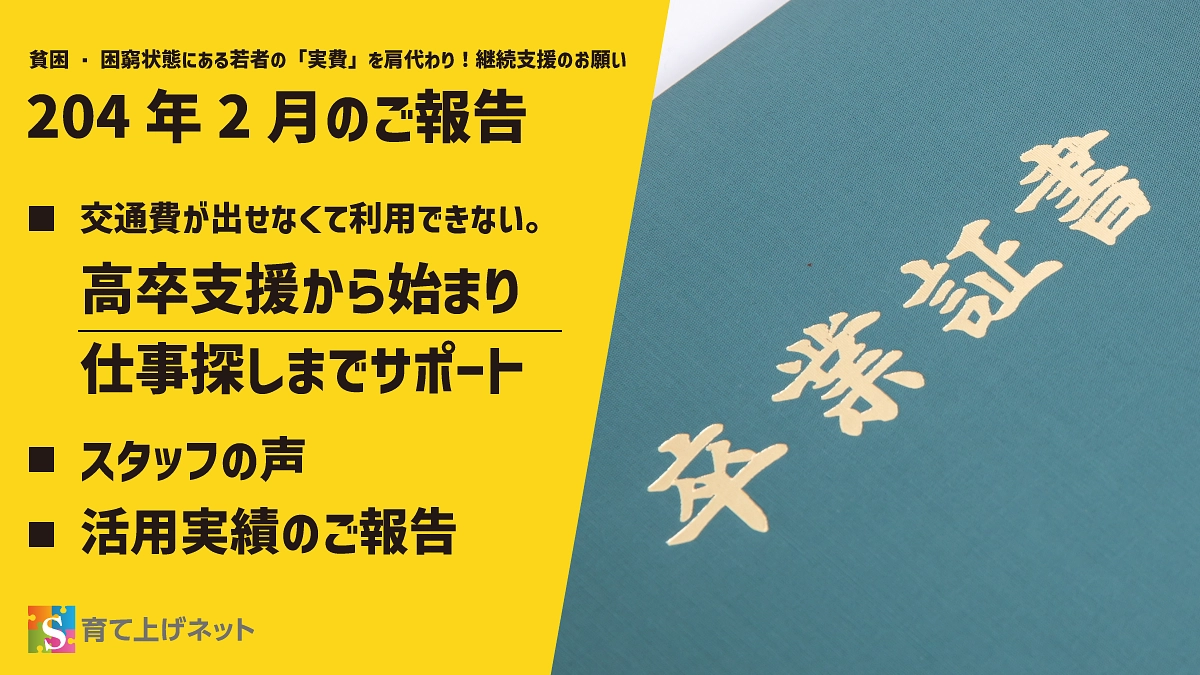 【報告】24年2月の活動状況