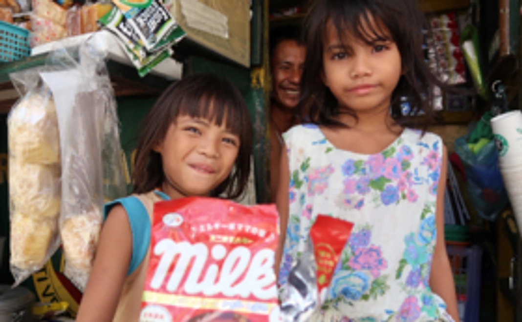 フィリピンの子どもたちからのお礼の動画メッセージ
