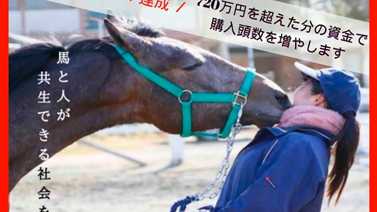 他に買い手がない馬を購入。学生が育成し、競走馬デビューへ
