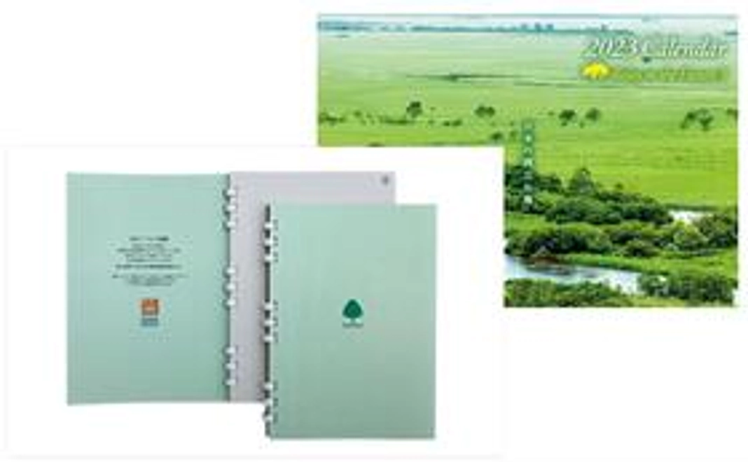 メッセージカレンダー（５部）＋ボンズ企画ノベルティリングノート