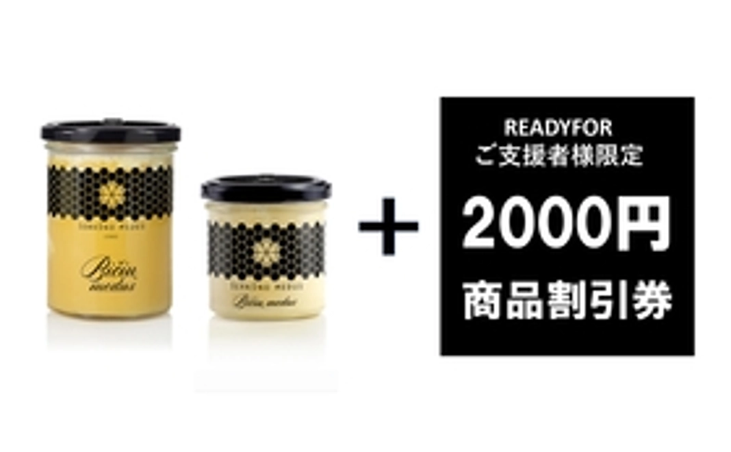 北欧リトアニア産リンデン高級はちみつ（500g & 200g）各1個