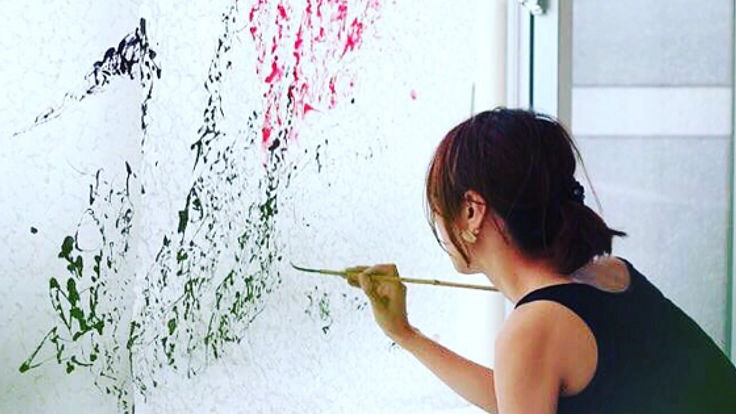 平和都市広島から世界へ、書道を通して平和を願う心を広げたい