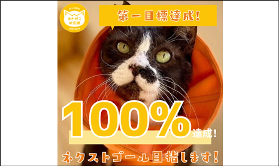 第6弾プロジェクト【100% 達成！！ 】ありがとうございます！