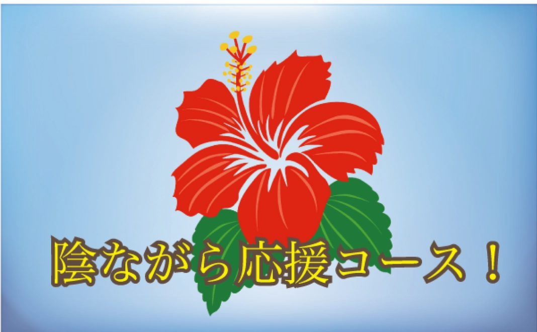陰ながら応援コース！