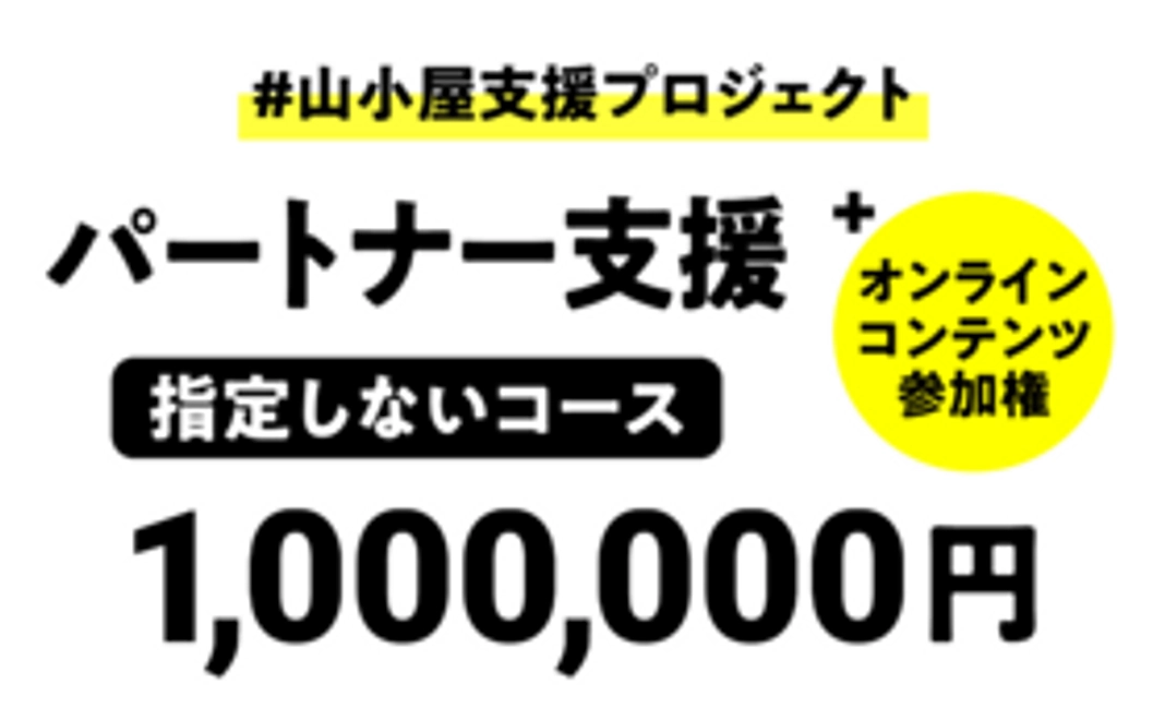 パートナー支援（指定なし）：1,000,000円
