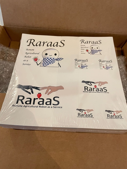 リターン：「RaraaSステッカー」が完成しました！