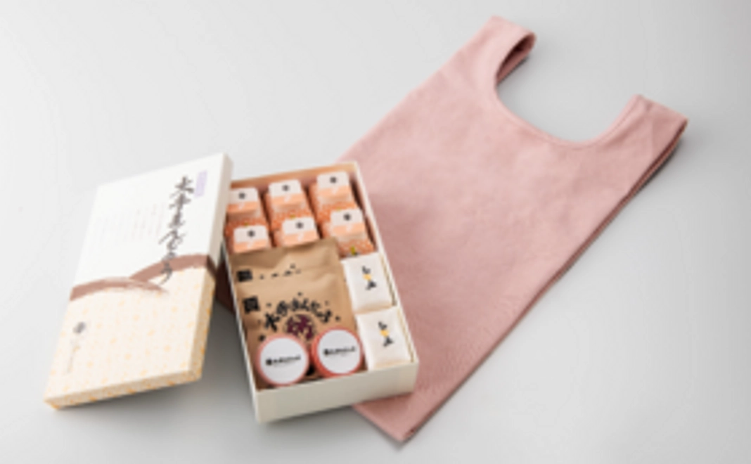 エコバッグ（小）と大手まんぢゅうセット