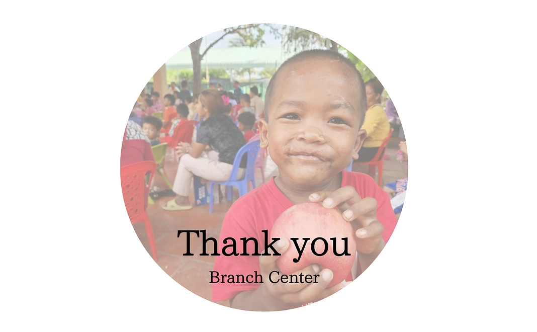 【カンボジア孤児院の学校再建に向けて】全力応援いただく 孤児達のオリジナルステッカー