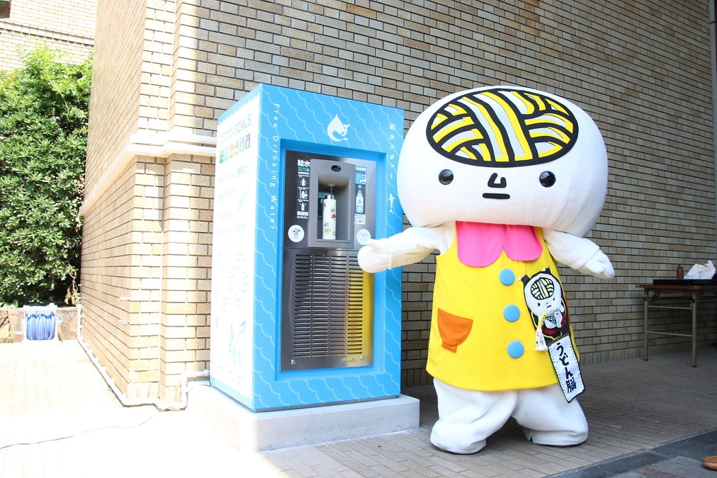 ついに給水機がお披露目されました！