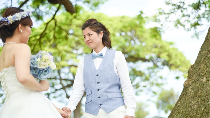 一生に一度の結婚式、女性のためのタキシードを製作したい！