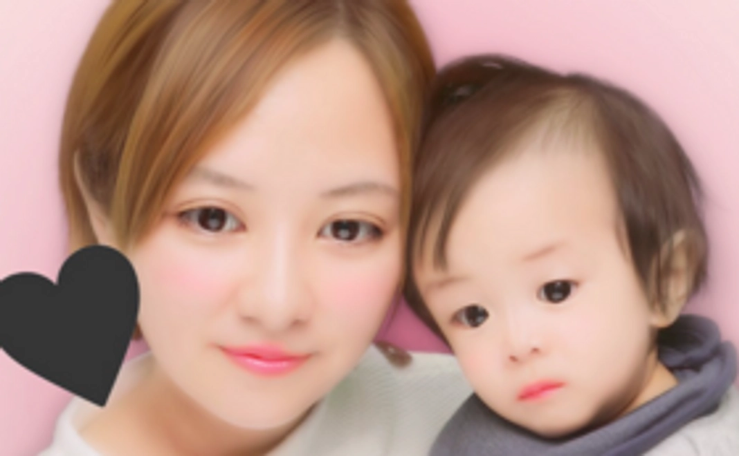 娘と孫への写真館でのサプライズ！