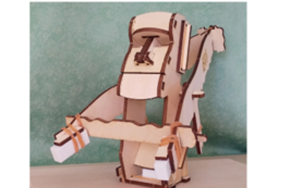 歩くモアイ組立キット クラウドファンディング特別バージョン