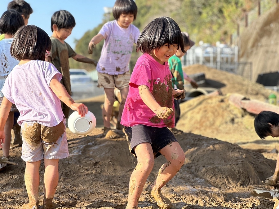 どろんこ遊び