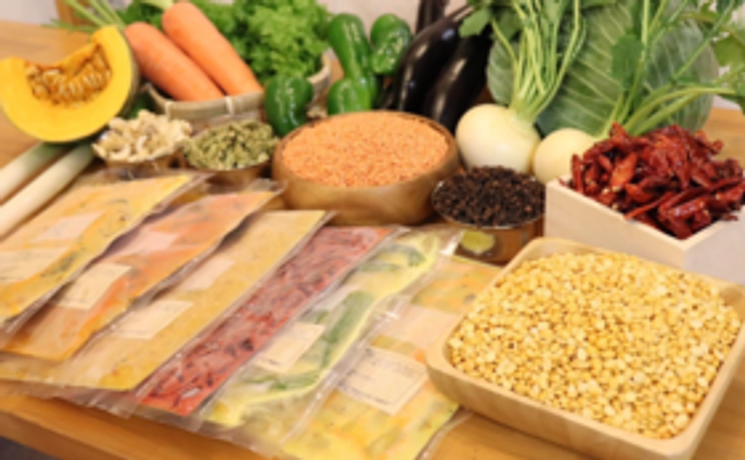 【ベジタリアンカレー派はこちら！】ベジタリアンカレーセットをお送りします！