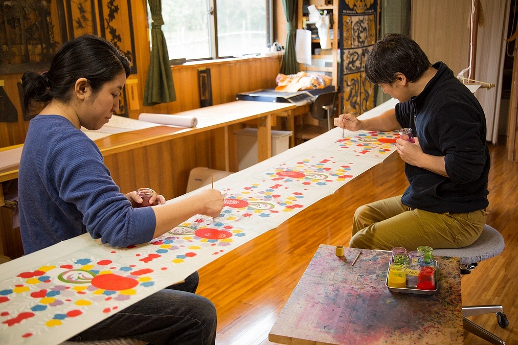 組合員+リターン品紹介「紅型工房ひがしや：道家由利子」