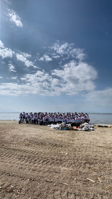 10月28日（土）荒尾市「荒尾干潟」にてONE有明ビーチクリーンを実施しました！