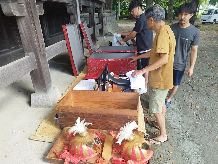 9月第一日曜日は昔からの云われで虫干しの日